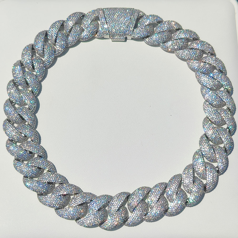 Cuban Link Chain 12Mm - Cadena Cubana de Lujo de 24MM