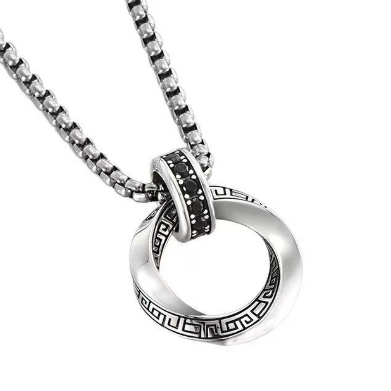 925 Sterling Silver Chain Necklace Men - Collar de plata de ley 925