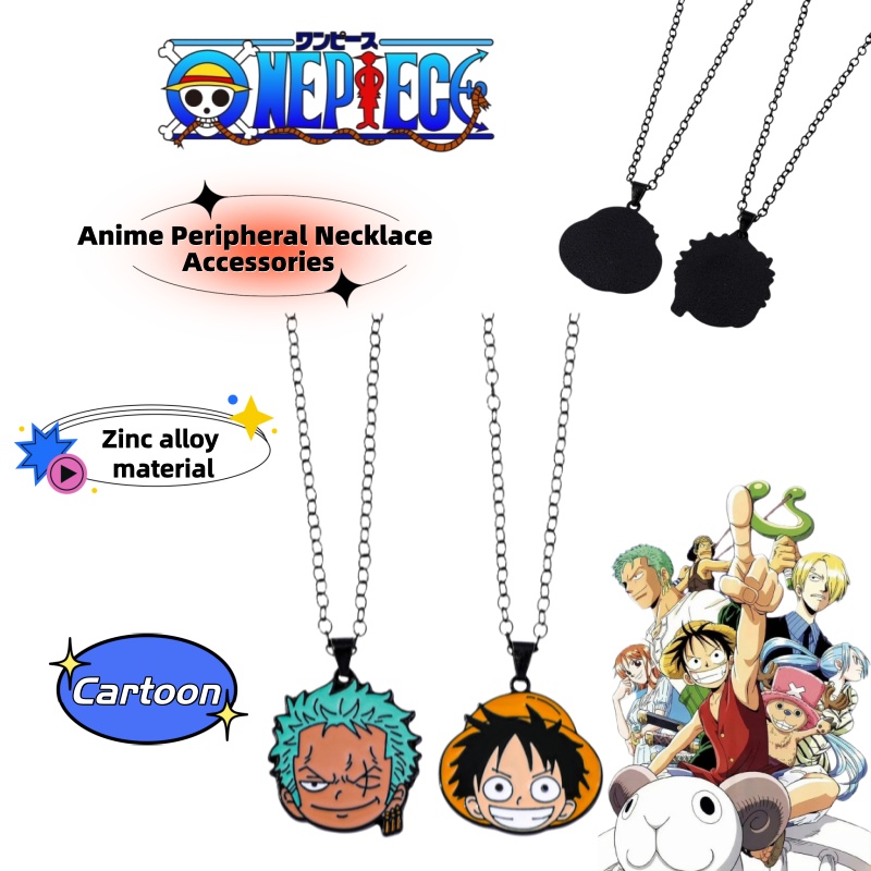 Anime Pendant Necklace - Collar creativo de One Piece, joyería