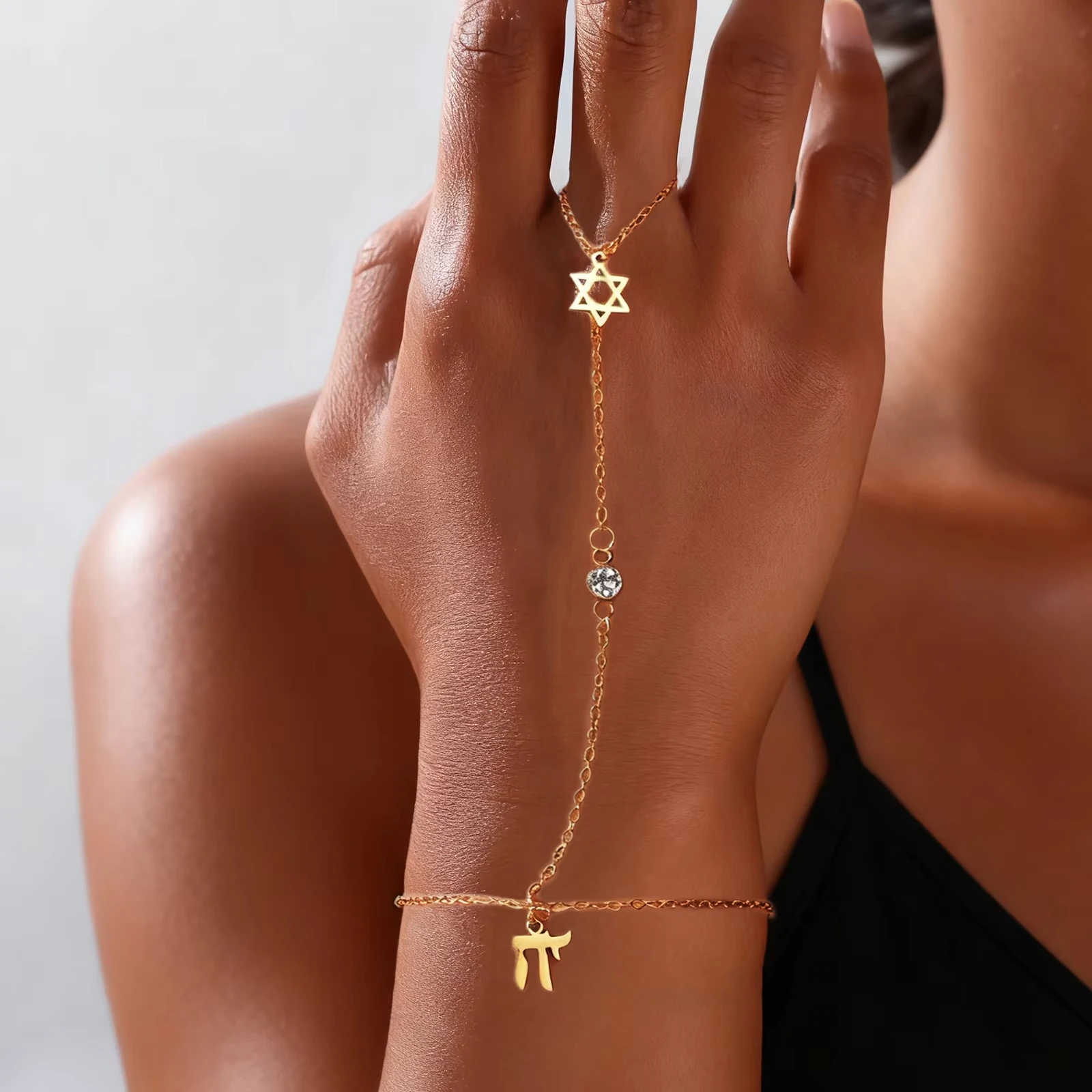 Bracelets - Pulsera de Dedo con Estrella de
