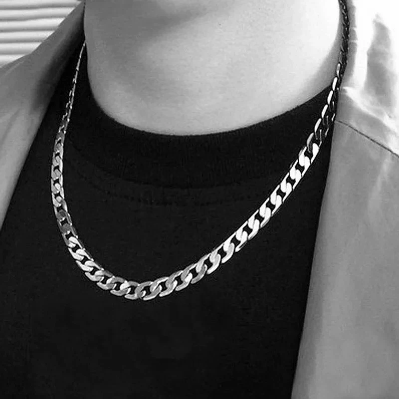 Cuban Link Chain 12Mm - Collar de plata de ley 925