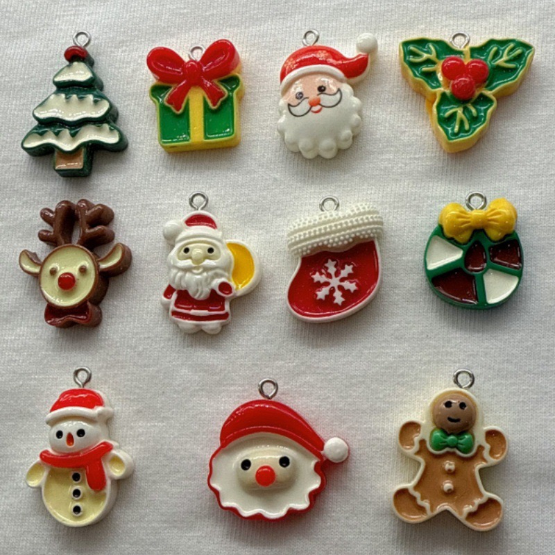 Earrings - 10 piezas de colgantes de resina