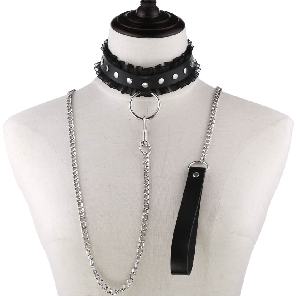 Gargantilla Sexy de encaje con - Goth Punk Spike Choker reseña y precio