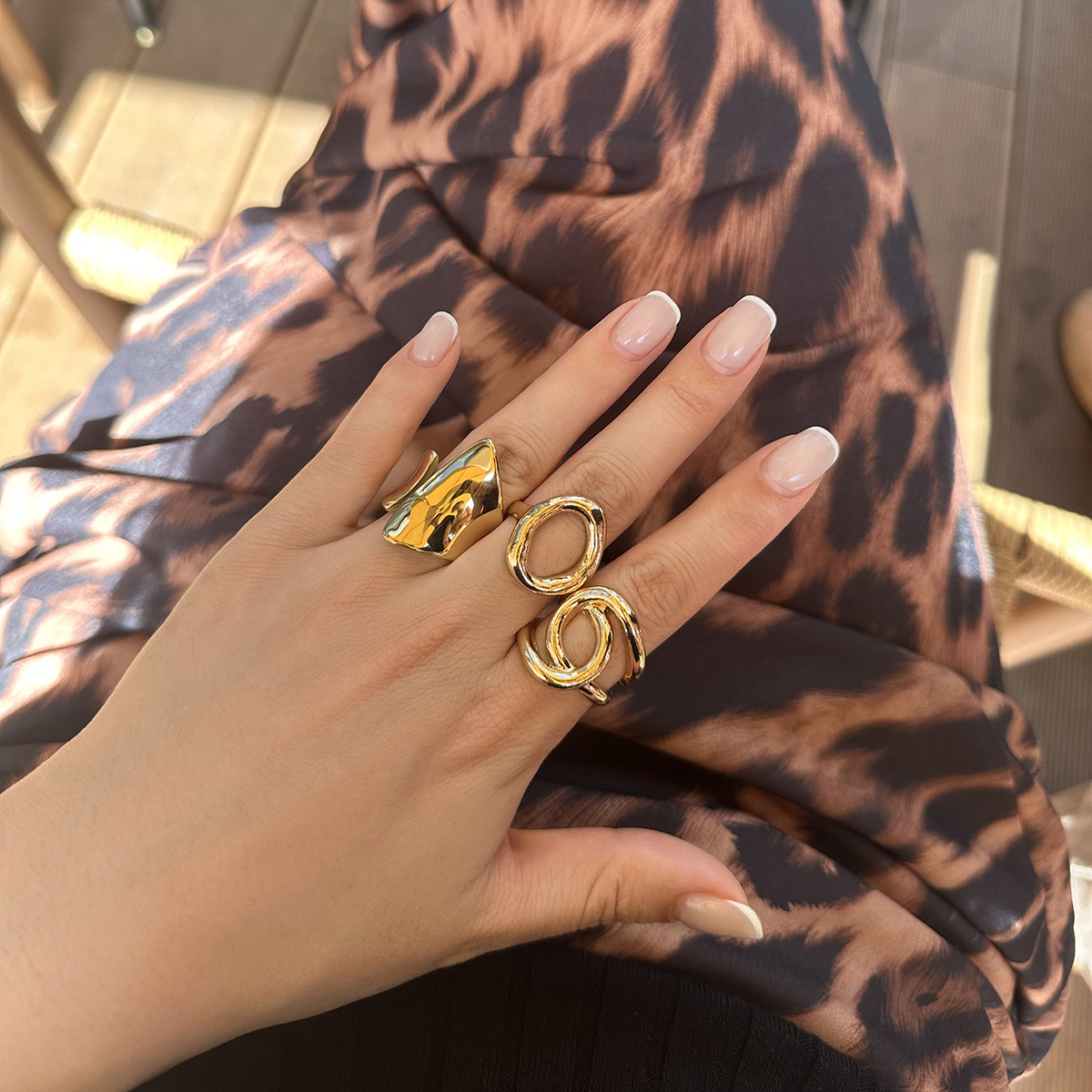 DIEZI 3 unids/set nueva moda P - Vintage Punk Knuckle Rings Set reseña y precio