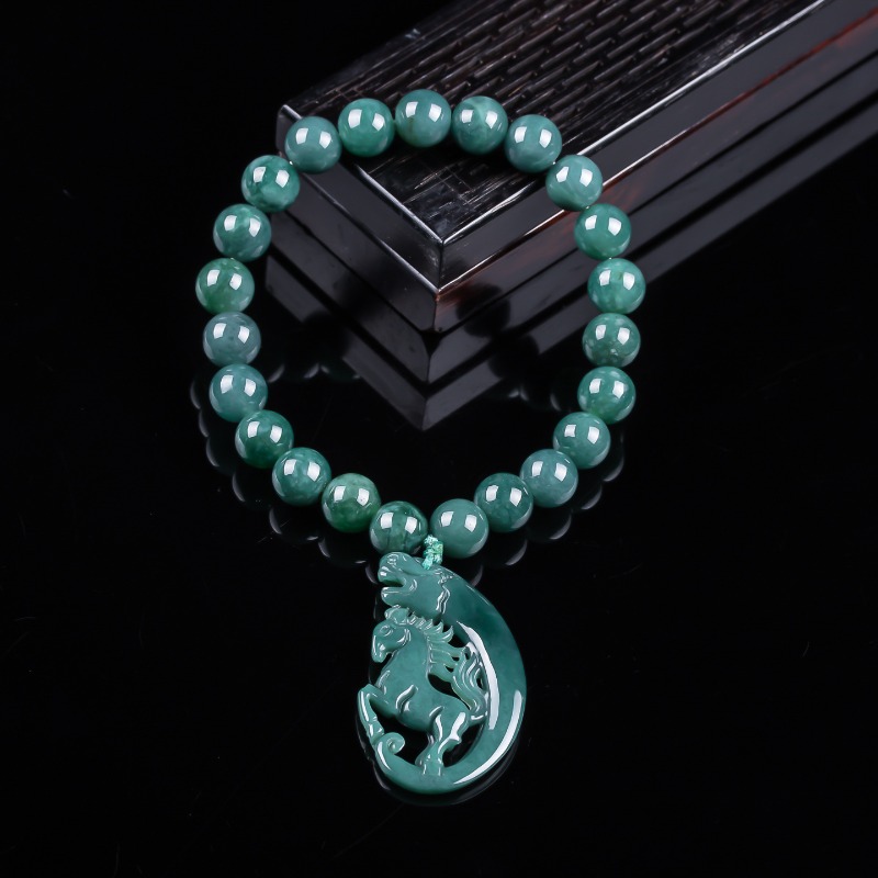Pulsera de Jadeíta Natural Azu - Bracelets reseña y precio