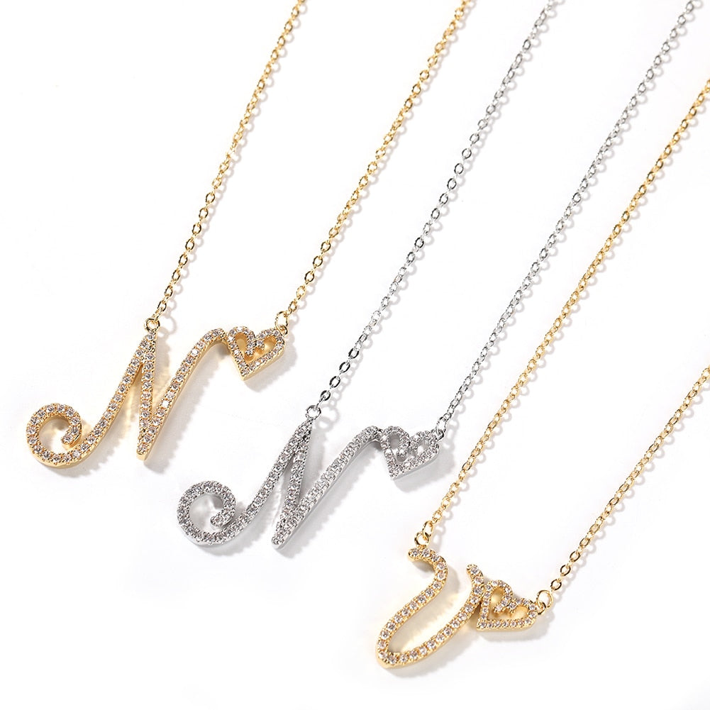 Collar con Inicial Personaliza - Initial Letter Necklace 18K Gold reseña y precio
