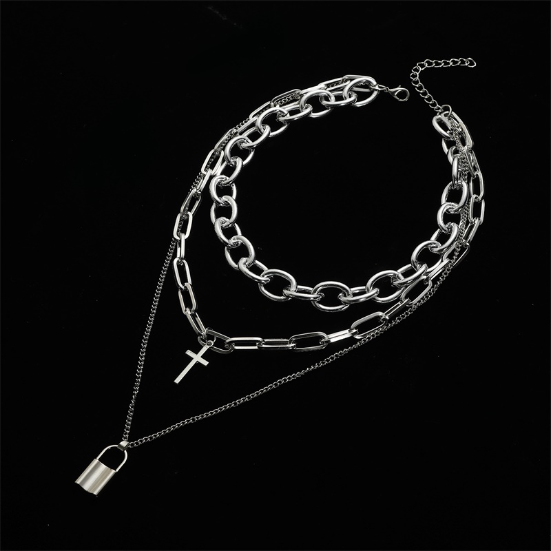 FNQUFUJ, joyería estética grun - Layered Pendant Necklace Aesthetic reseña y precio