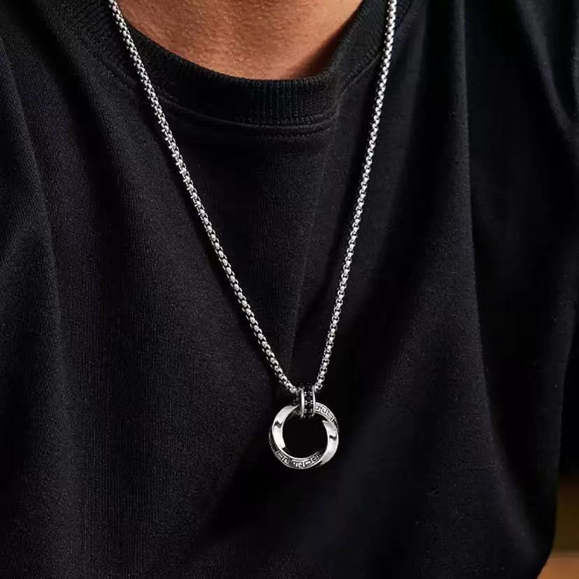 Collar de plata de ley 925 con - 925 Sterling Silver Chain Necklace Men reseña y precio