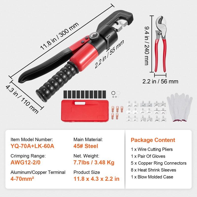 Herramienta de crimpado hidráu - Rings reseña y precio
