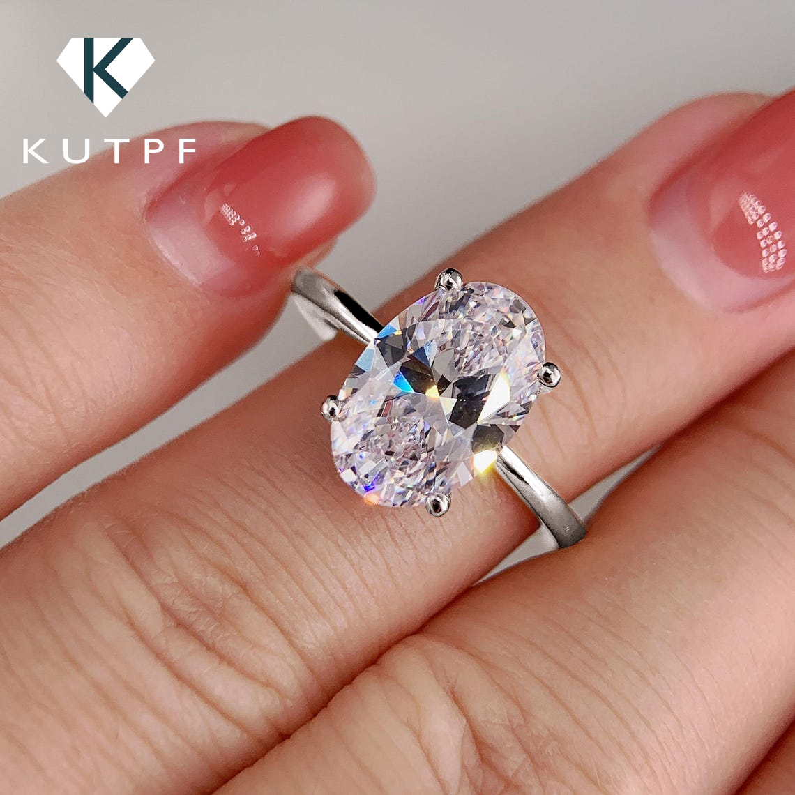 Anillos de compromiso de moiss - Moissanite Engagement Ring 1 Carat reseña y precio