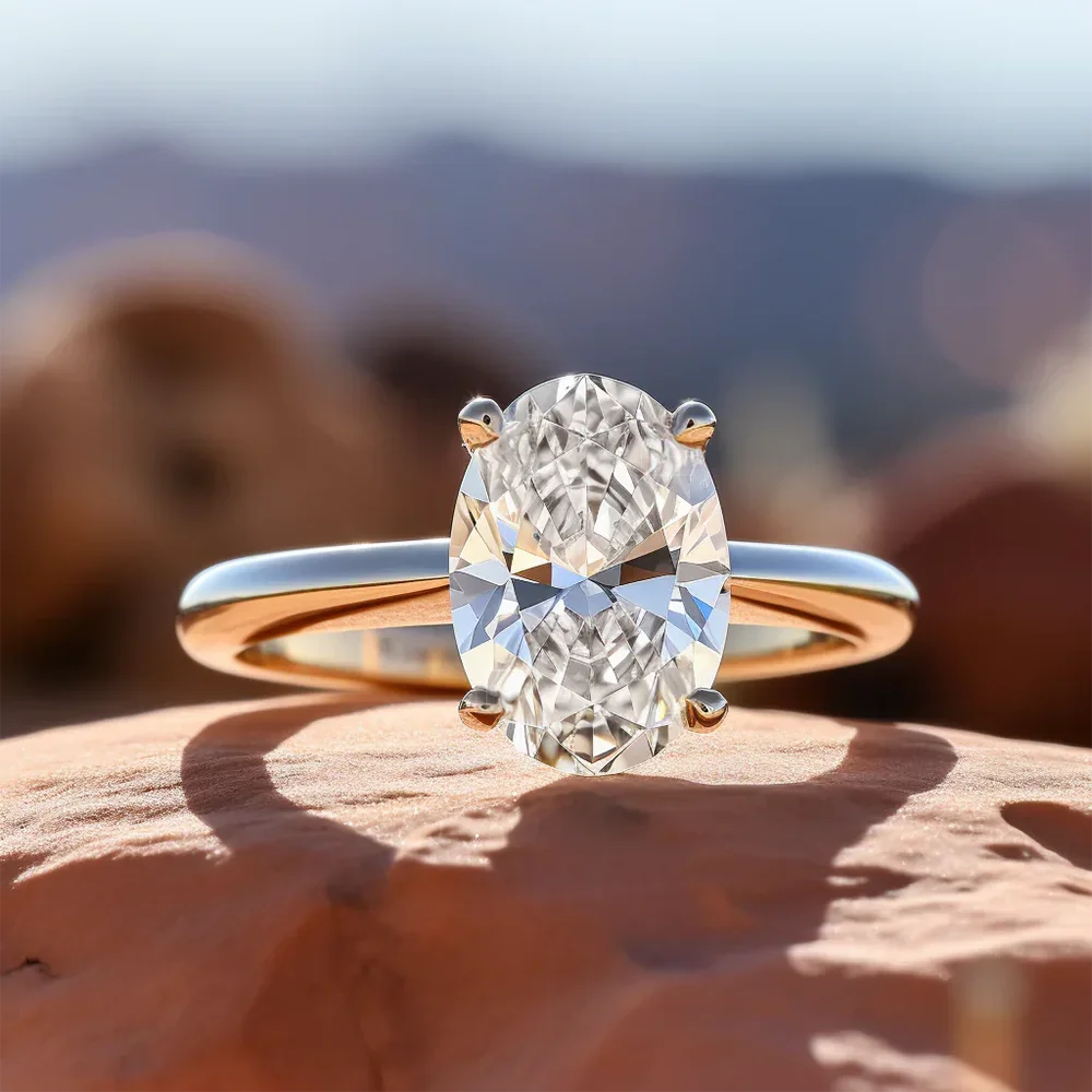 Anillos de compromiso de moiss - Moissanite Engagement Ring 1 Carat reseña y precio