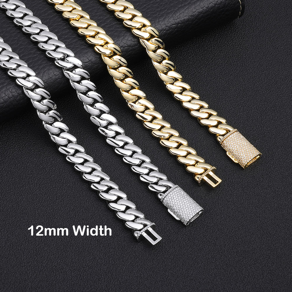 ESKEEM Collar Cubano Chapado e - Cuban Link Chain 12Mm reseña y precio
