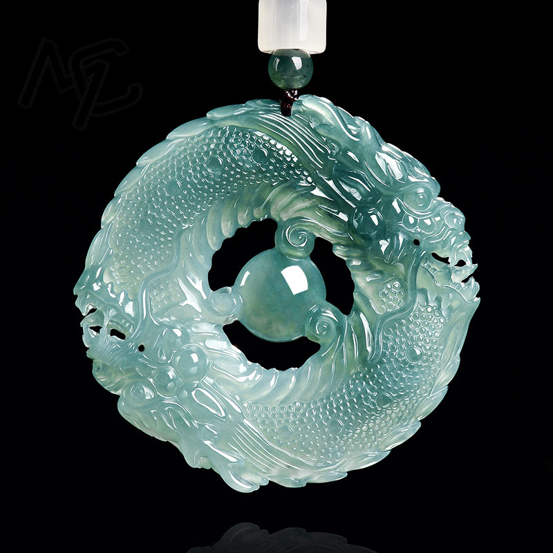 Colgante de Jadeíta Natural co - Necklaces reseña y precio