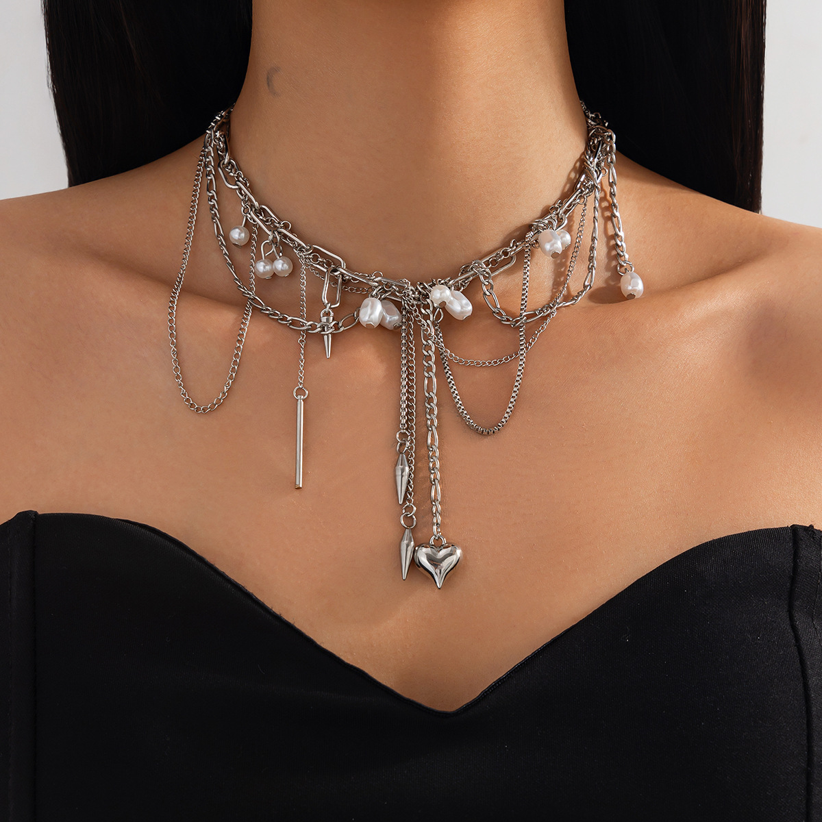 Collares de Perlas de Imitació - Pearl Choker Necklace Vintage reseña y precio