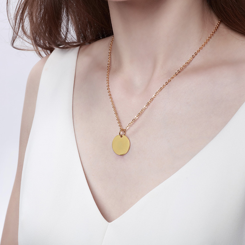 Conjunto de Collares de Acero  - Layered Pendant Necklace Aesthetic reseña y precio