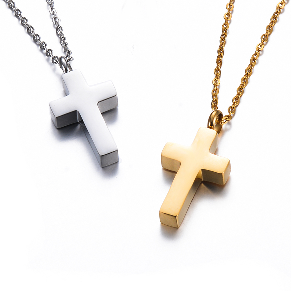 Collar de recuerdo de Cruz de  - Cross Pendant Necklace Gold reseña y precio