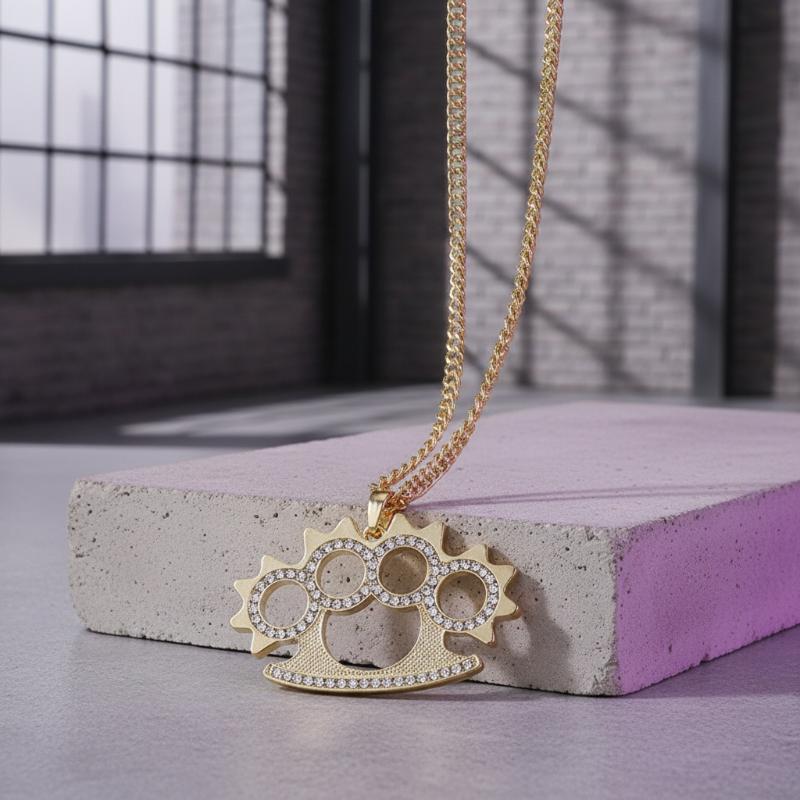 Collar con Colgante de Acero I - Layered Pendant Necklace Aesthetic reseña y precio