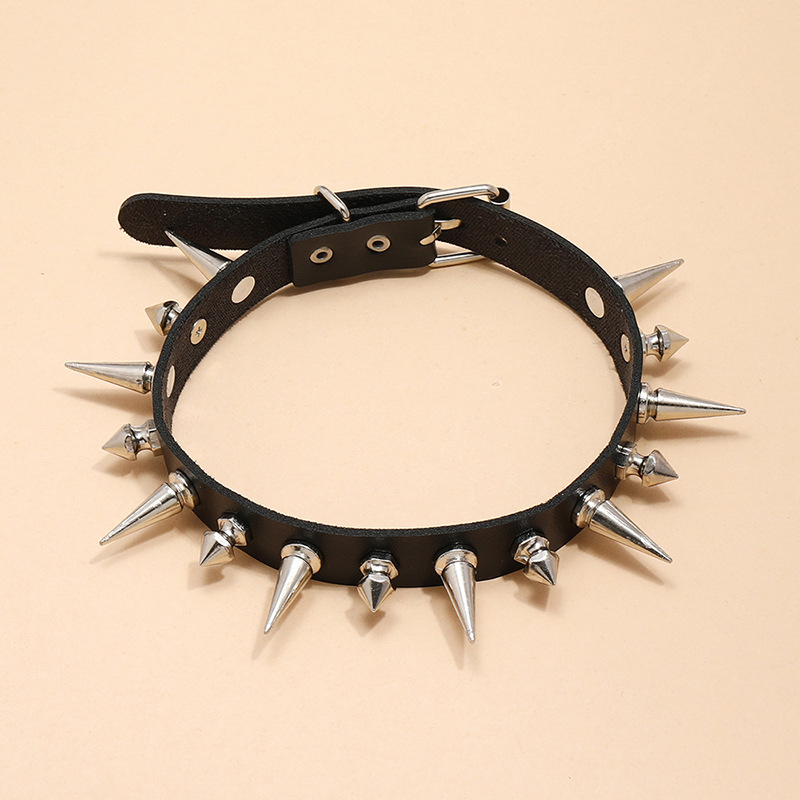 Gargantilla de Punta larga Pun - Goth Punk Spike Choker reseña y precio