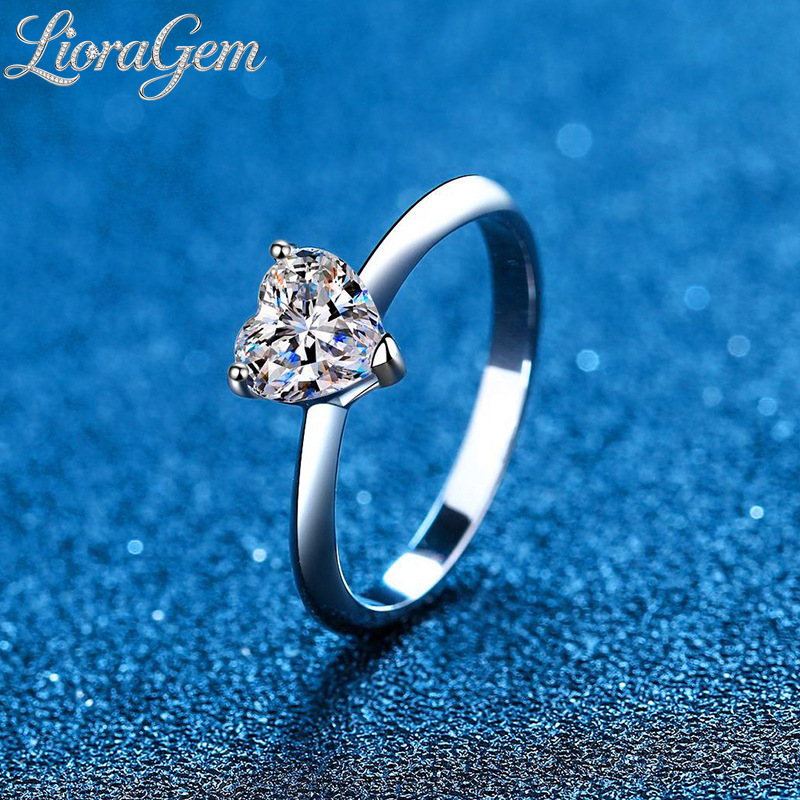 Anillo de Moissanita de 1 Quil - Moissanite Engagement Ring 1 Carat reseña y precio