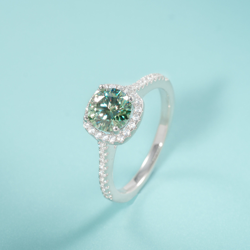 Anillo de Compromiso Elegante  - Moissanite Engagement Ring 1 Carat reseña y precio