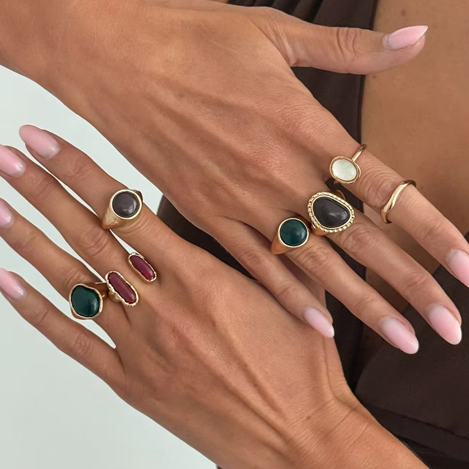 IngeSight.Z Juego de 7 Anillos - Vintage Punk Knuckle Rings Set reseña y precio