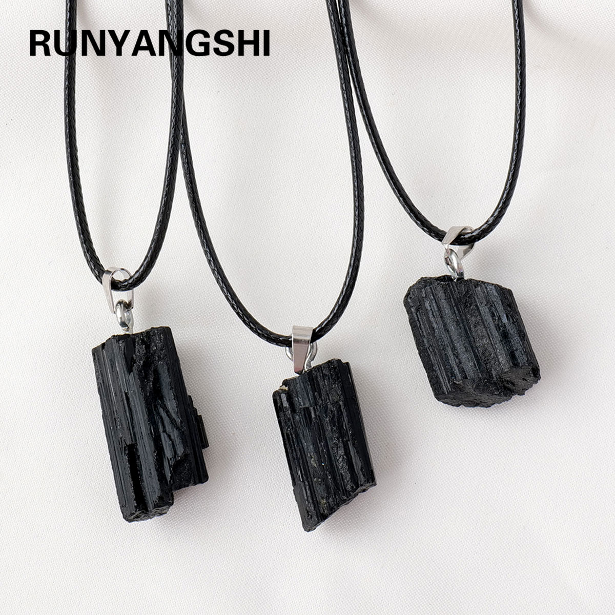 Collar con colgante de gema si - Crystal Pendant Necklace Natural Stone reseña y precio