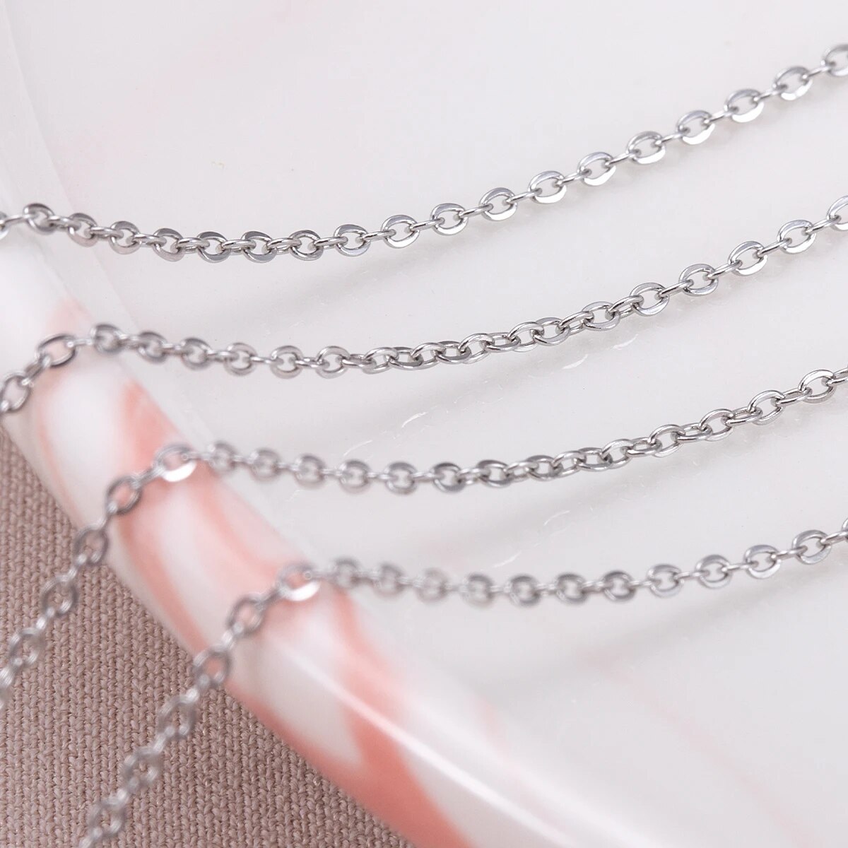 Cadenas finas en forma de O de - Body Jewelry reseña y precio
