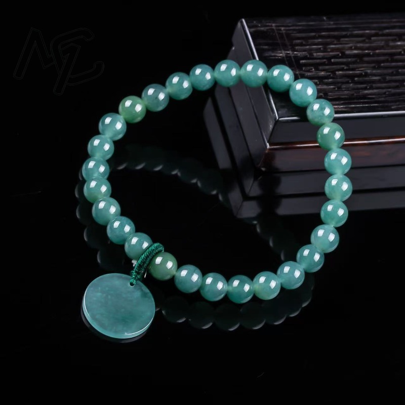 Pulsera de Jadeíta Natural Azu - Bracelets reseña y precio