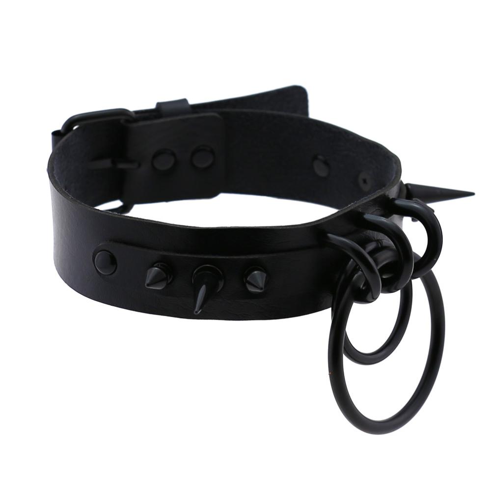 Gargantilla con pinchos negros - Goth Punk Spike Choker reseña y precio