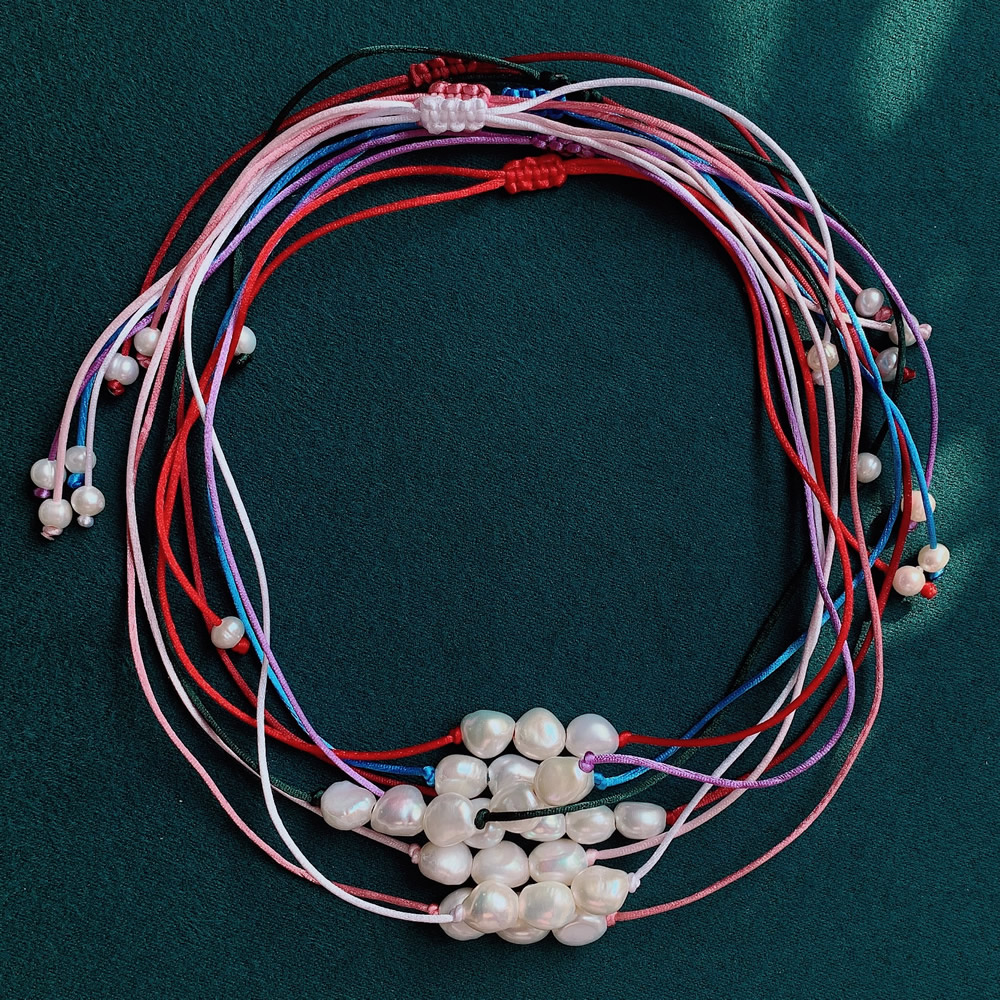 Collar de perlas barrocas de 9 - Pearl Choker Necklace Vintage reseña y precio