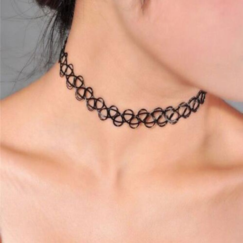 Collar de hilo de pescado tren - Pearl Choker Necklace Vintage reseña y precio