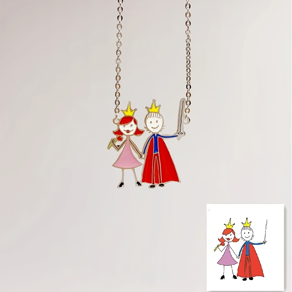 Collar con Colgante Esmaltado  - Custom Name Necklace Stainless Steel reseña y precio