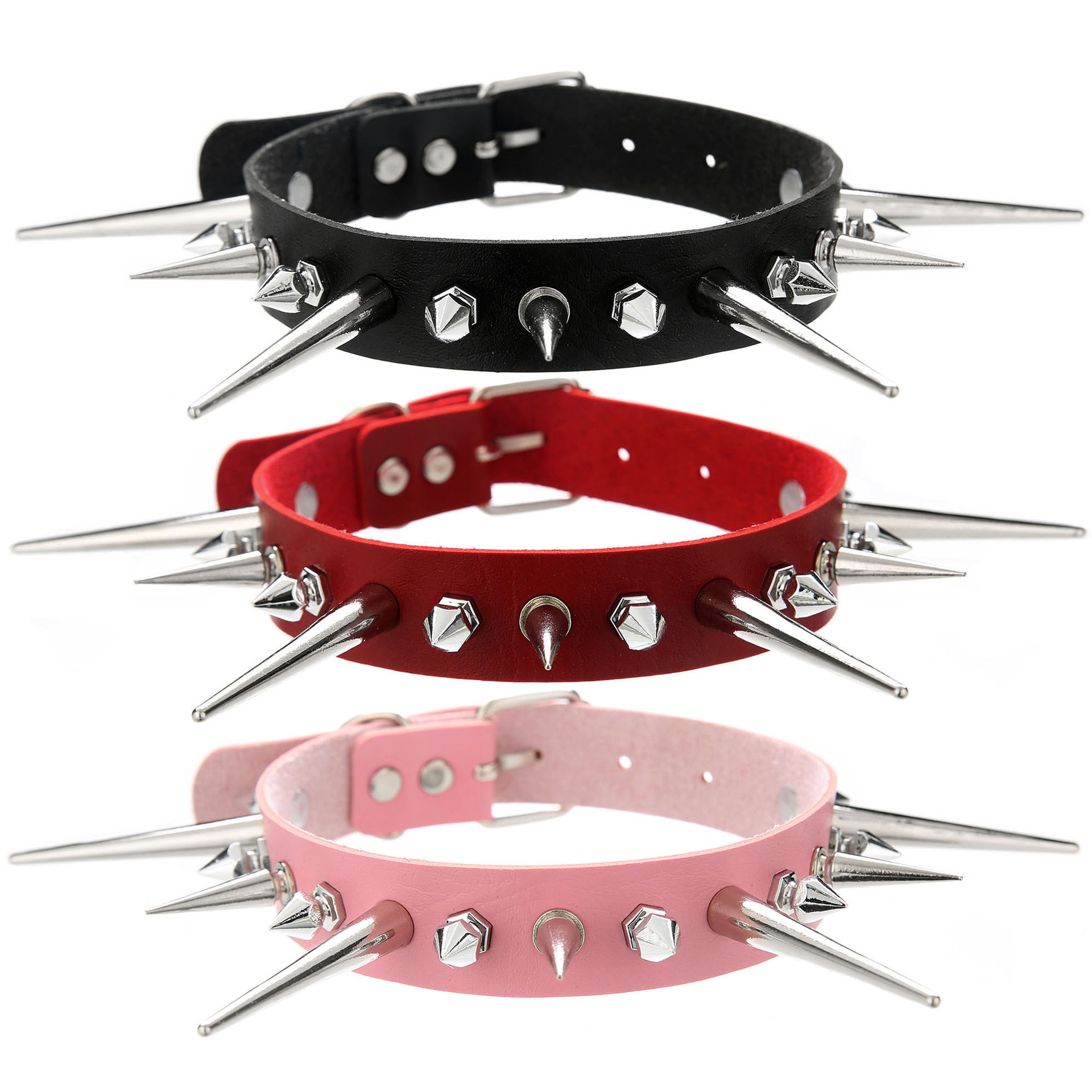 Gargantilla gótica de punta la - Goth Punk Spike Choker reseña y precio