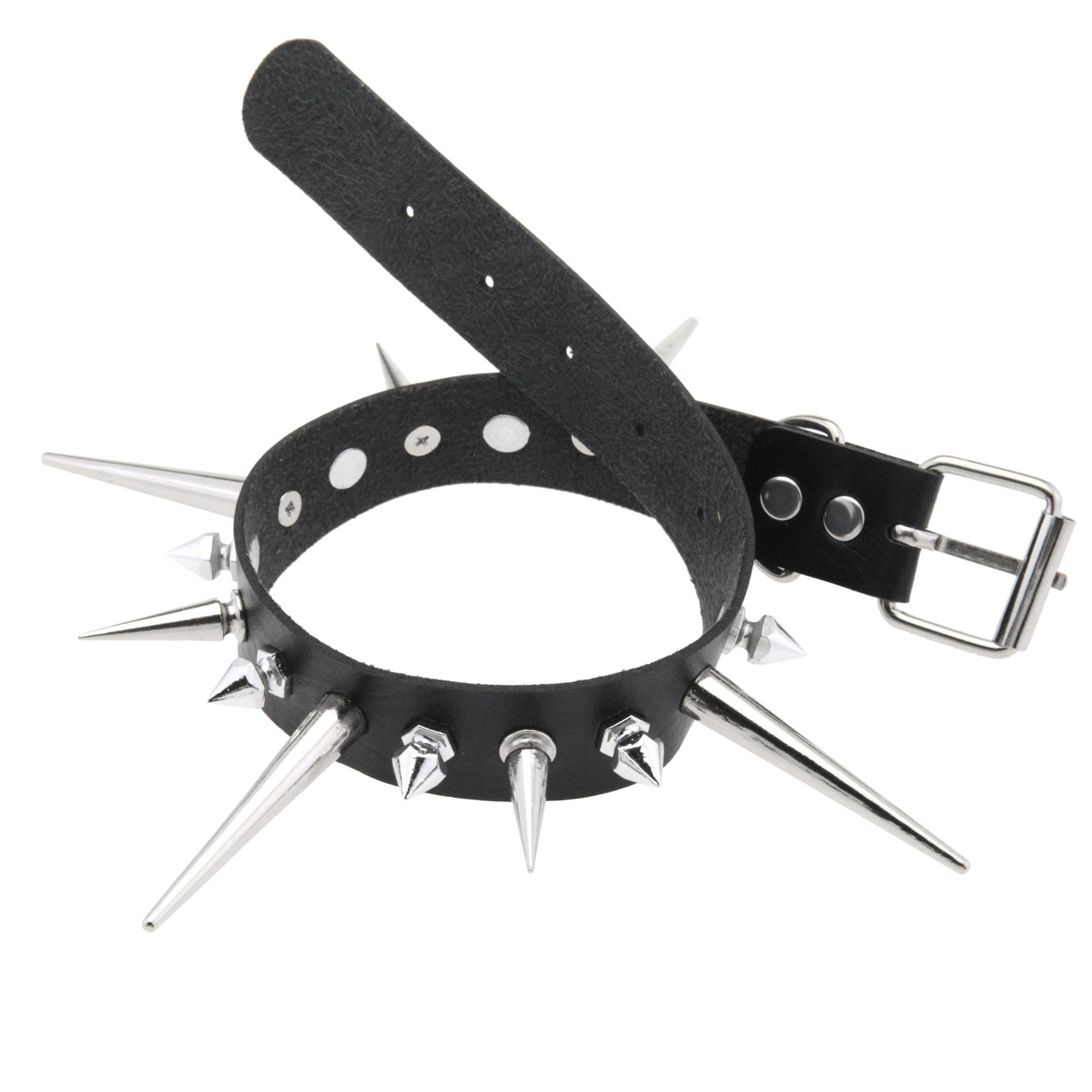 Gargantilla gótica de punta la - Goth Punk Spike Choker reseña y precio