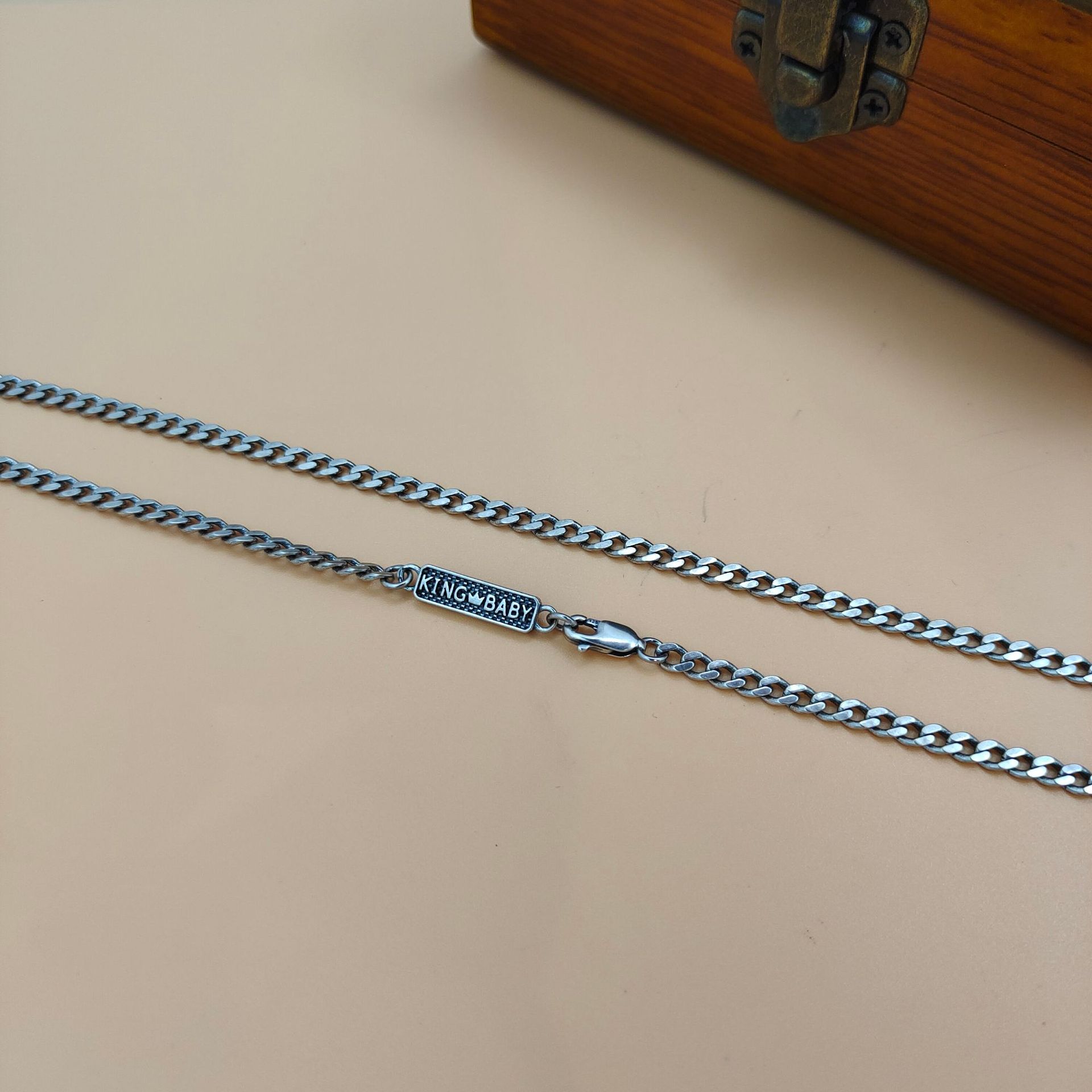 Collar de plata de ley S925, c - 925 Sterling Silver Chain Necklace Men reseña y precio