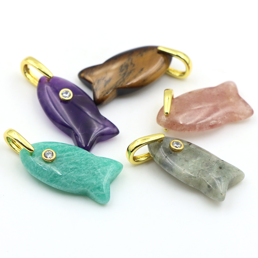 Colgante de piedra natural con - Crystal Pendant Necklace Natural Stone reseña y precio