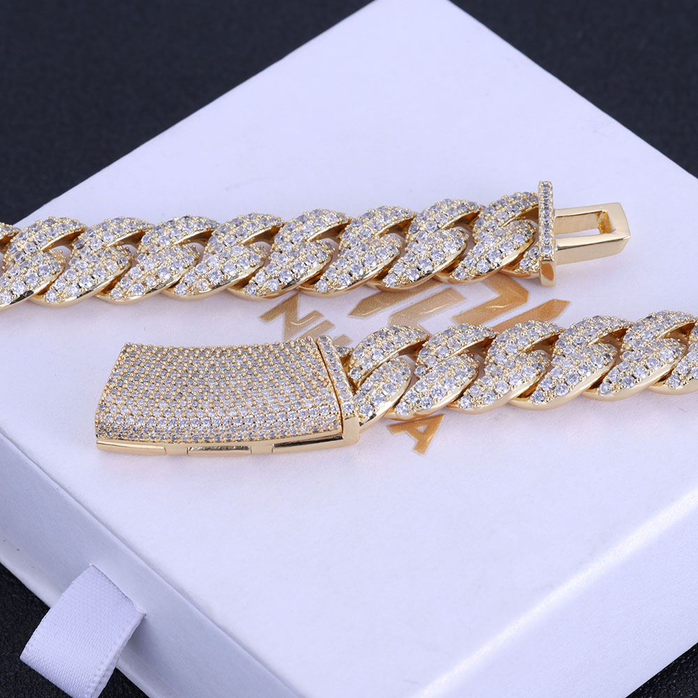 ESKEEM nuevo estilo 13MM Iced  - Cuban Link Chain 12Mm reseña y precio