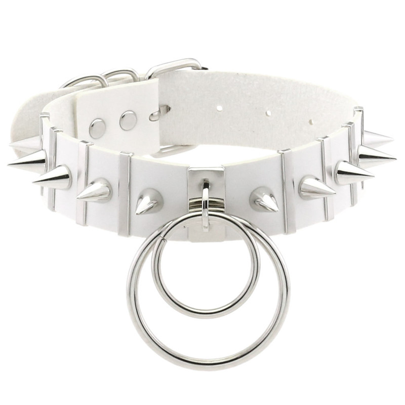 Gargantilla con puntas de Bond - Goth Punk Spike Choker reseña y precio