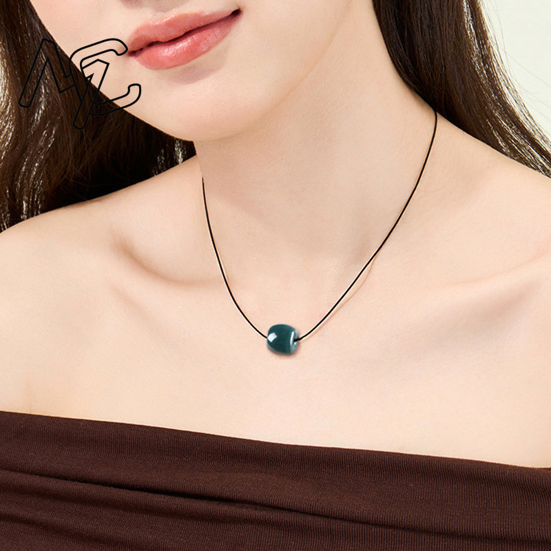 Colgante de Jadeíta Natural de - Necklaces reseña y precio