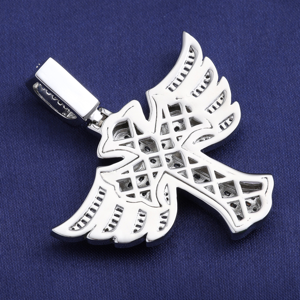 Hip Hop lleno de diamantes cha - Cross Pendant Necklace Gold reseña y precio
