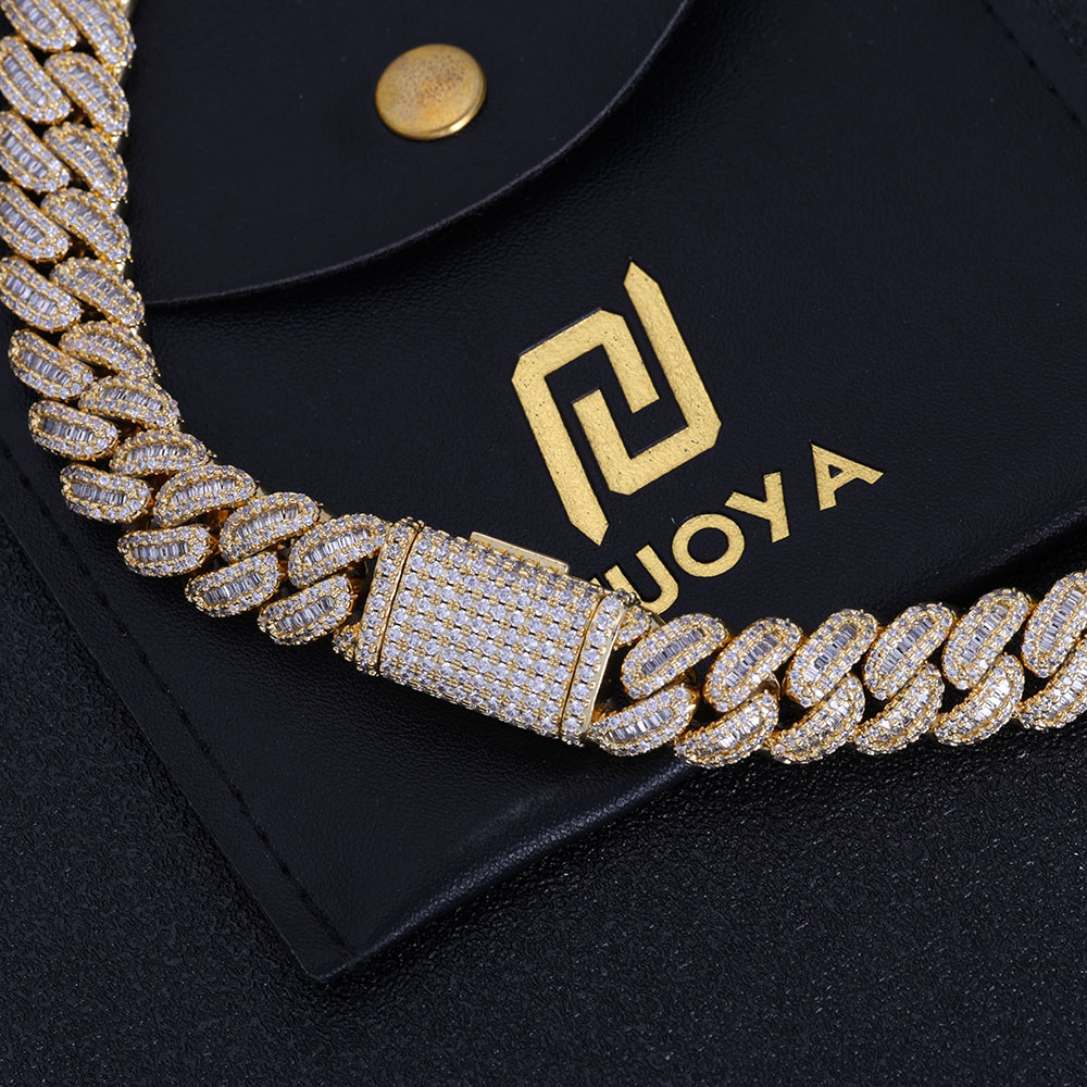NUOYA joyería de Hip Hop de al - Cuban Link Chain 12Mm reseña y precio